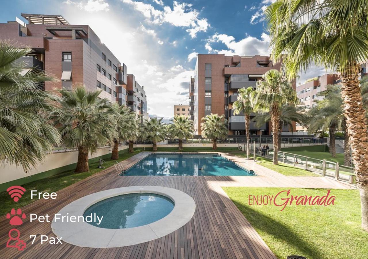 Enjoygranada Emir 3A - Piscina, Gym & Parking Lejlighed Eksteriør billede